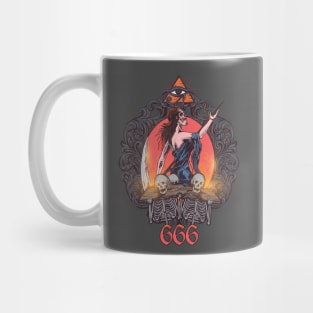 666 death queen Mug